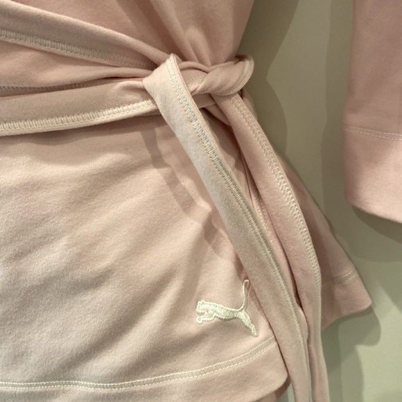 Vintage Pink Puma ballet wrap top - Picture 2 of 4